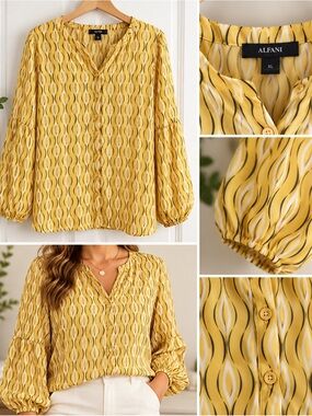 BEAUTIFUL, XL, Alfani blouse.  Worn one season. Smoke free home.